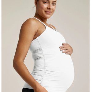Beyond the Bump: Spacedye Keep Your Cool Maternity Slim Racerback Tank - Medium